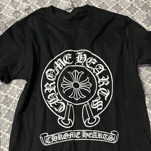 Chrome Hearts Graphic Tee in Black